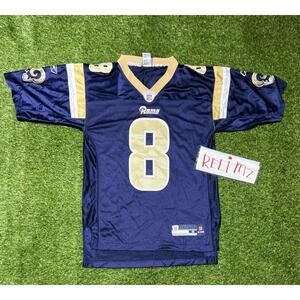 Reebok On Field St. Louis Rams Sam Bradford #8 NFL Football Jersey sz s 534